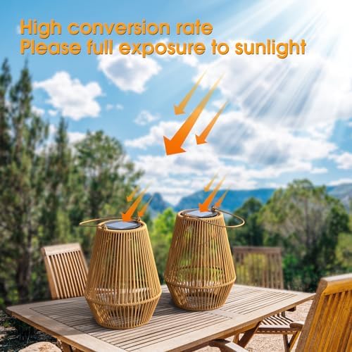 Solar Lanterns Outdoor Waterproof, Solar Lights Outdoor 4 Pack - Image 4