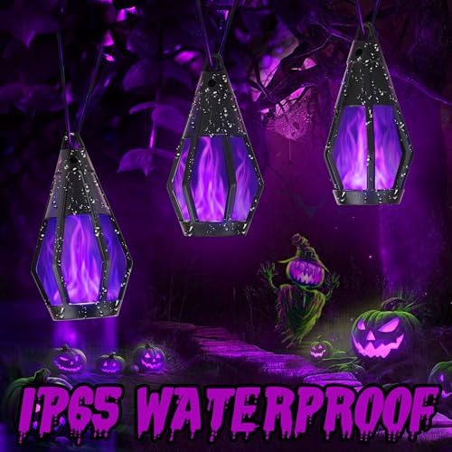 Solar String Lights for Outside, 21Ft Solar Patio Light with 10 Flickering - Image 5