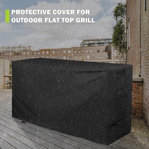 Griddle Cover for Royal Gourmet GD401,GD402, GD403 Grill, Flat Top Grill Cover for 66in 4-Burner Grill, Waterproof BBQ Grill Cover for Outdoor Barbecue/Gas Griddle/Propane Griddle - Image 6