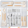 Silverware Organizer for Kitchen Drawer Expandable Utensil Drawer Organizer by HOMECOR