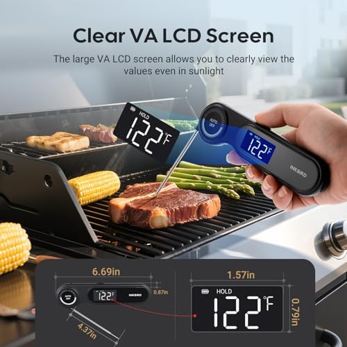 INKBIRD 0.5 Seconds Rechargeable Instant Read Meat Thermometer for Cooking - Image 6