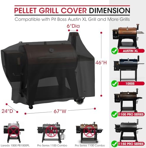 Unicook Pellet Grill Cover Compatible with Pit Boss Austin XL/1000/1100 - Image 2