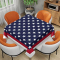 4th of July Tablecloth 54x54 Inch Square American Flag Patriotic Party Tablecloths Polyester Table Cloth for Holiday Parties Kitchen Dining Indoor Outdoor by Unknown