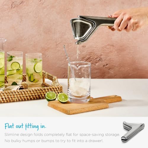 Dreamfarm Fluicer Steel Fold-Flat Citrus Juicer - Lemon - Image 4