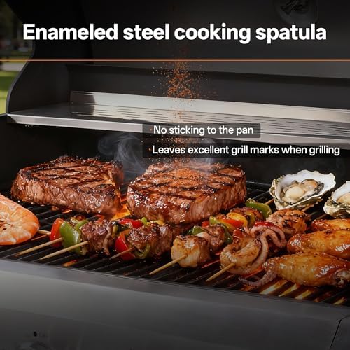 Endark 6-Burner Propane Gas Grill – 68,500 BTU Stainless Steel BBQ with Side Burner, Cast-Iron Grates & Wheels, Large Outdoor Cooking for Patio Backyard Garden - Image 3
