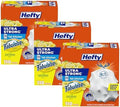 Hefty Ultra Strong 13 Gallon Trash Bags,Tall Kitchen Trash Bags 13 Gallon Size,Resist Leaks,Punctures,and Rips,Continuous Odor Control,White,Fabuloso Lemon Scent,110 Count,(Pack of 3) by Hefty