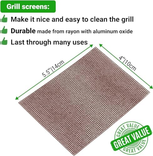 CUSINIUM 31-piece Griddle Cleaning Kit: 1 Screen Holder, 20 Screens, 10 Cleaning Pads - Image 5