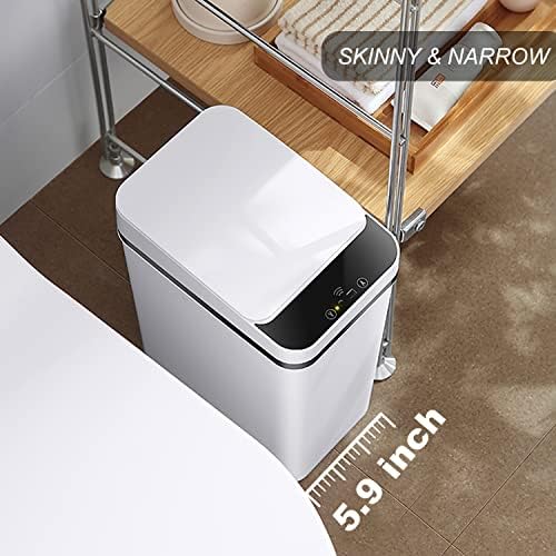 2.5 Gallon Smart Trash Can Sensor Motion - Touchless Bathroom Trash Can - Image 3