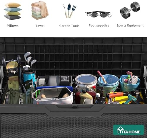 YITAHOME 80 Gallon Outdoor Storage Box - Image 4