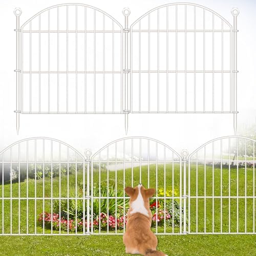Decorative Garden Fence, 24in (H) x 20ft(L) No Dig Fence by Thrivinest