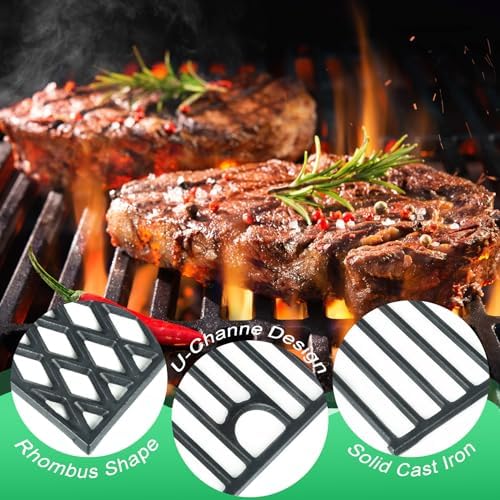 Cast Iron Cooking Grates for Pit Boss 1000 Series Austin XL Rancher Grill Grid for Traeger Pro 34 Series Wood Pellet Smoker Replacement Parts BBQ Grilling Rack - Image 6