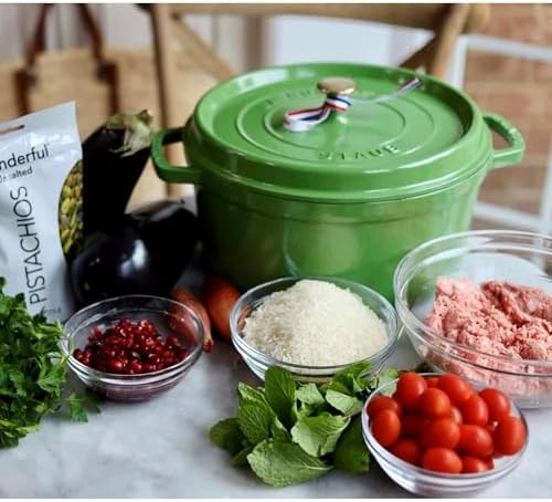 Staub Cast Iron Round Dutch Oven, Made in France, 4-qt, Pistachio - Image 4