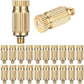 20Pack Brass Misting Nozzles Replacement Nozzles for Outdoor Cooling System by Mornajina