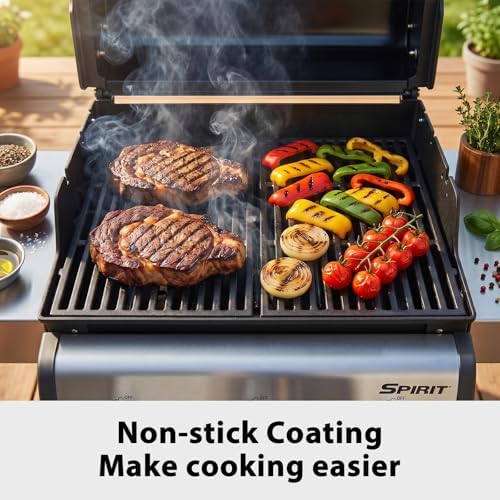 Utheer 7638 Grill Grates for Spirit 300, Porcelain Cast Iron - Image 4