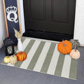 OJIA Front Door Mat 24"x36" Outdoor Doormat Striped Porch Rugs Fall Decor by OJIA