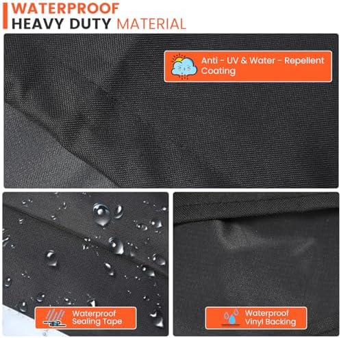 QuliMetal GC7000 Grill Cover for Smoke Hollow 4 in 1 Combo Grill PS9900 - Image 5