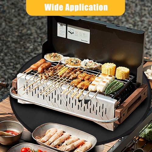 Tirifer 24" Round Grill Mat, Fire Pit Mat Fireproof Under Grill Mat Oil-Proof Waterproof BBQ Pad for Outdoor Grill Accessories, Heat Resistant Protective Deck and Patio Mat Fire Resistant Pad - Image 3