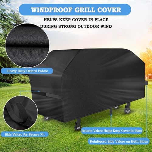 Griddle Cover for Weber 1501479 2024-2026, Flat Top Grill Cover Heavy Duty Oxford, BBQ Outdoor Storage Weather Resistant Rain & Dust Protection Patio Backyard RV - Image 3