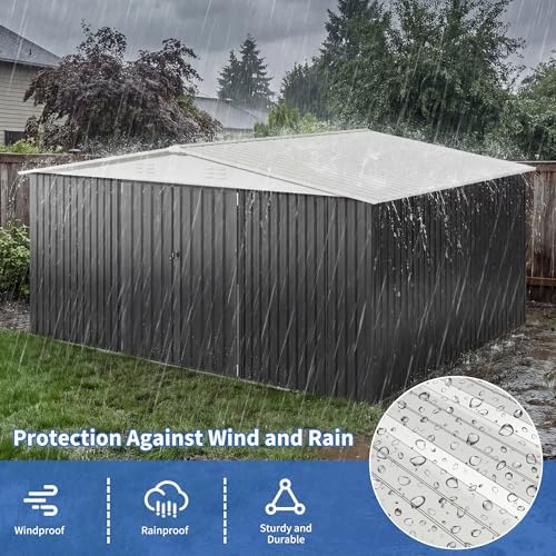 AirWire 12x14 FT Outdoor Storage Shed - Image 5