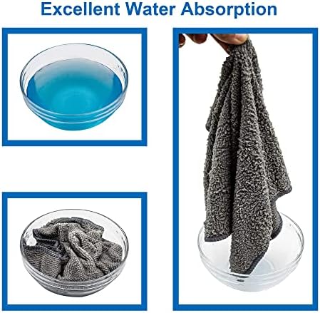 FIXSMITH Microfiber Cleaning Cloth - Pack of 100, Microfiber Towels for Cars 16 x 12 in, Highly Absorbent Cleaning Rags, Lint-Free, Streak-Free Cleaning Cloths for Car Kitchen Home Office - Image 5