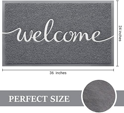 Door Mat Welcome Mat Floor Mat for Entryway, Patio, High Traffic Areas - Image 3