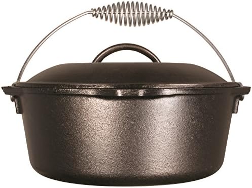 Lodge Pre-Seasoned Cast Iron Dutch Oven with Bail Handle, 5 Quart - Image 2