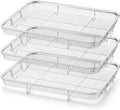 TeamFar 15.4 Inch Air Fryer Basket for Oven, Air Fryer Rack, 3 Pieces by TeamFar