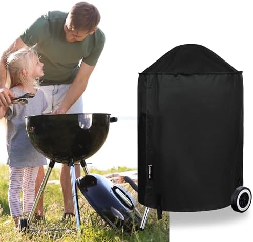 Suphomeware 18 Inch Kettle Grill Cover for Weber Original Charcoal Grills - Image 6