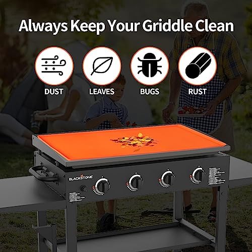 Silicone Protective Cover for 36" Blackstone Griddle,Heavy Duty Food Grade Silicone Grill Mat, Protect Griddle from Rodents, Insects, Debris, and Rust,All Season Cooking Protective Cover - Image 3