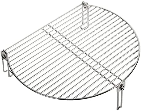 Dracarys Grill Stack Rack for Big Green Egg Stainless Steel BBQ Lover Gifts Fit Large & XL Big Green Egg, Kamado Joe,18" or Bigger Diameter Grill,Increase Grilling Surface by Dracarys