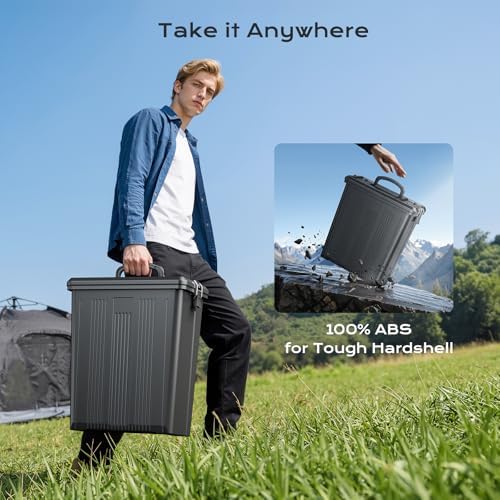 Portable 4 Gallon Misting System with 15000mAh Rechargeable Pump, Stand, 33FT Hose – Powerful Outdoor Water Bucket Misters for Outside Patio Cooling, Backyard, Canopy, Sports, Greenhouse, Camping - Image 6