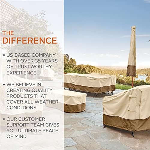 Classic Accessories Veranda Water-Resistant 26 Inch Patio Bar Chair & Stool Cover, Outdoor Chair Covers - Image 2