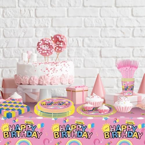 121PCS Cartoon Teacher Happy Birthday Party Decorations - Image 6