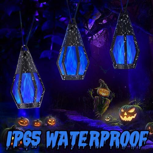 Solar String Lights for Outside, 21Ft Solar Patio Light with 10 Flickering - Image 5