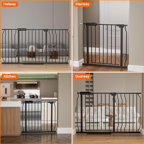 67 to 71.5 Inch Extra Wide Baby Gate for Doorway Stairs - Image 6