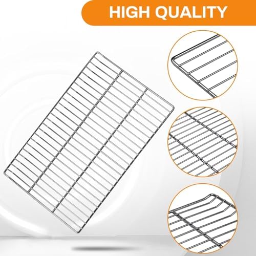 Cooking Grates Replacement Parts for Masterbuilt 40 Inch Electric Smoker, 19.69" x 12.28" Grill Grid, Replace Smoker Racks for Masterbuilt MB20070115, MB20072918, MB20074719, MB20072916, 4 Pack - Image 4
