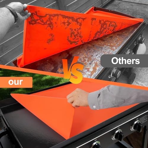 Blackstone Silicone Griddle Cover 36 INCH, Easy Cut to Fit 36",30", 28", 22", Blackstone Silicone Mat All Season Flat Top Protective Grill Cover - Image 6