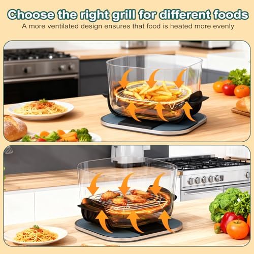 2PCS Crisper Stainless Steel Rack Compatible with Ninja Crispi Pro AS101 - Image 3