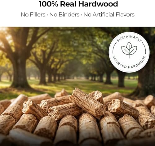 Kona 100% Hickory Smoker Pellets, Intended for Ninja Woodfire Outdoor Grill, 2 lb Resealable Bag - Image 5