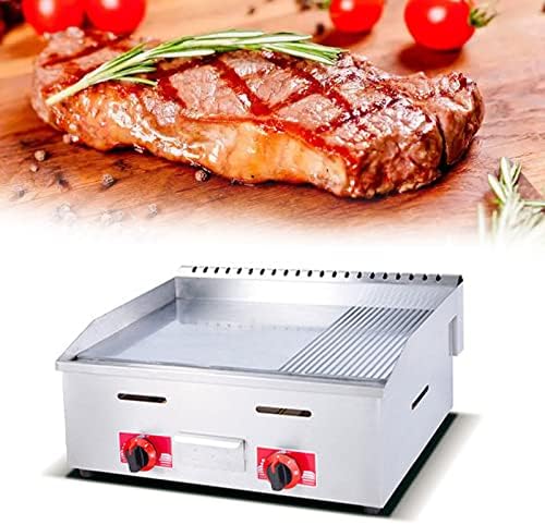 Commercial Gas Griddle,Restaurant Burger Grill,Outdoor Gas Griddle,for Parties and Camping (722) by Unknown