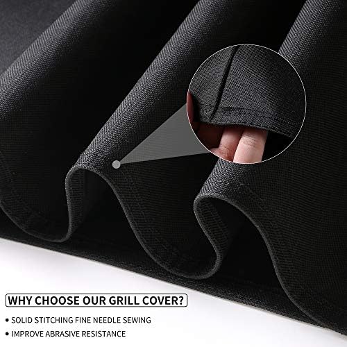 Grill Cover for Weber Q1200, Q1000 and Q100 Series Grills - Image 6