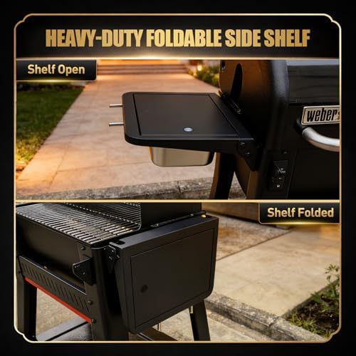 QuliMetal Grill Side Table for Weber Searwood 600/600XL/Smoque/Smoque XL - Image 4