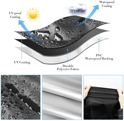 57 Inch Grill Cover for Royal-Gourme-t GB6000 Propane Gas Griddle - Image 6