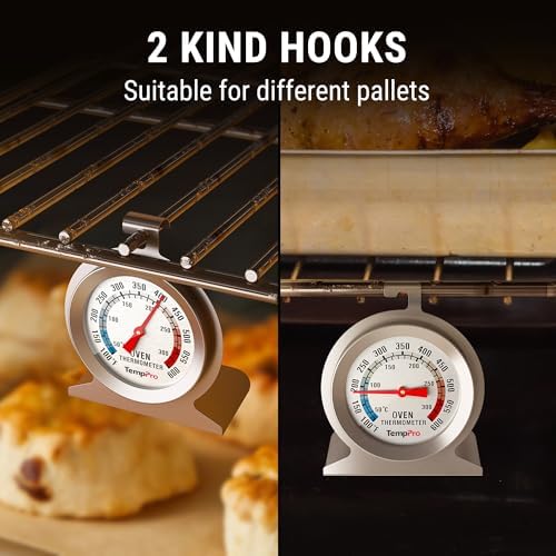 TempPro 3-Pack Oven Thermometer for Gas Oven with 431 Stainless Steel - Image 3