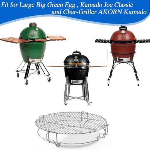 S2C (1-Pack) Cooking Grate System Grilling Accessory for 18" Kamado Joe Classic, Large Big Green Egg, Coyote The Asado Cooker, Pit Boss and Other kamado Grill - Image 3