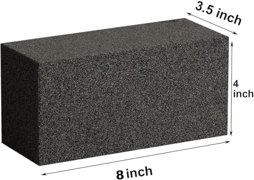Grill Cleaning Brick 4-Pack – Non-Toxic, Chemical-Free Commercial Grade Pumice Grill Cleaner Blocks for BBQ Grates, Flat Top Griddle & Burnt Grease Removal - Image 3