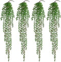 Waipfaru 8Pcs Artificial Hanging Plants for Outdoors, Fake Vines Greenery by Waipfaru