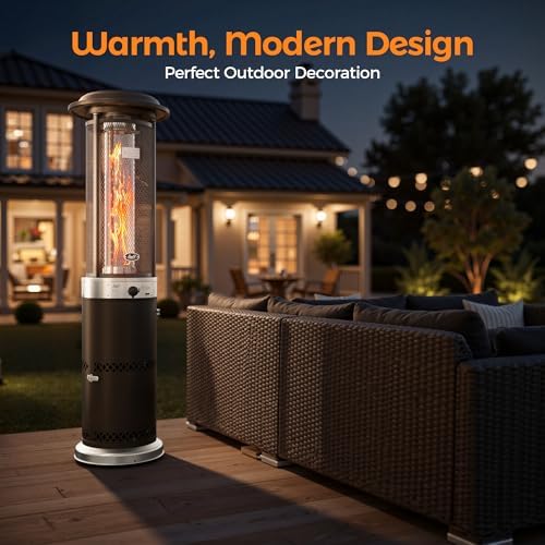 BALI OUTDOORS Propane Patio Heater, Stainless Steel Standing - Image 5