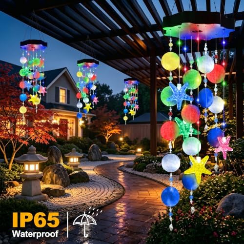 Toodour Boho Wind Chimes for Outside, Birthday Gifts for Women Mom Grandma - Image 5
