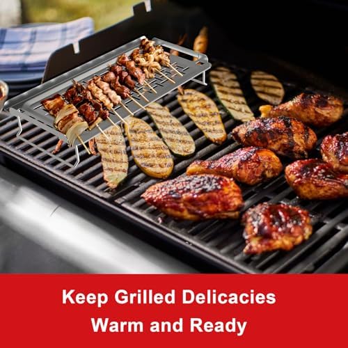 DELSbbq Universal Griddle Warming Rack for Weber Grills Replacement #6784 - Image 7